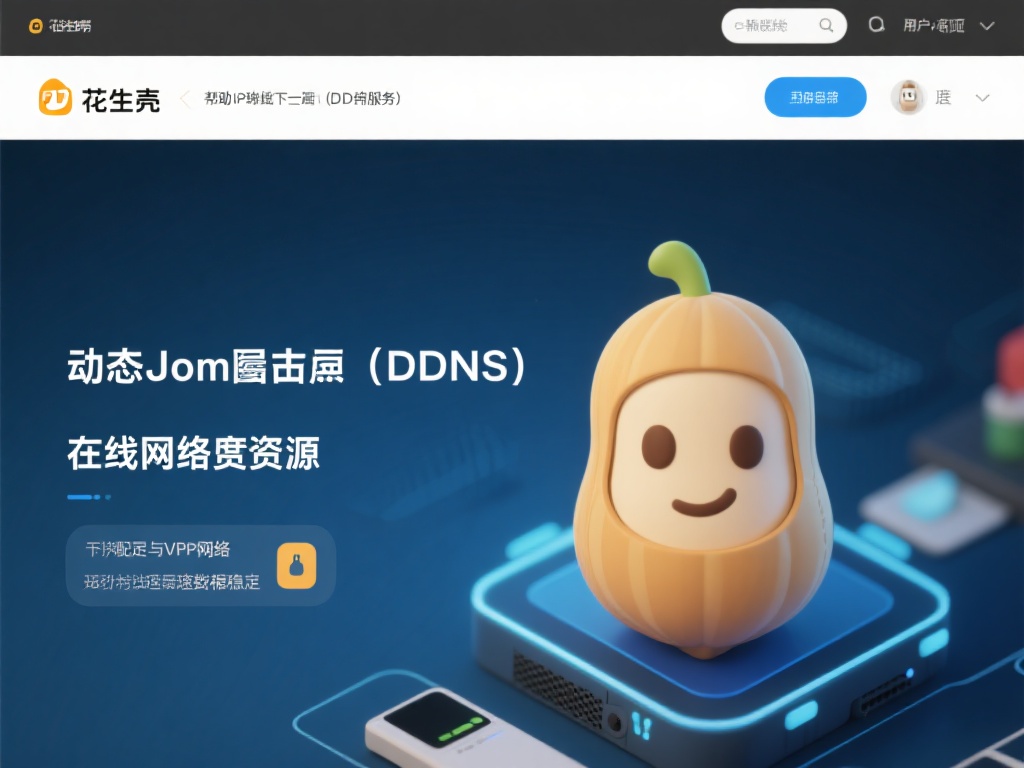 花生壳是一种动态域名解析（DDNS）服务，主要用于