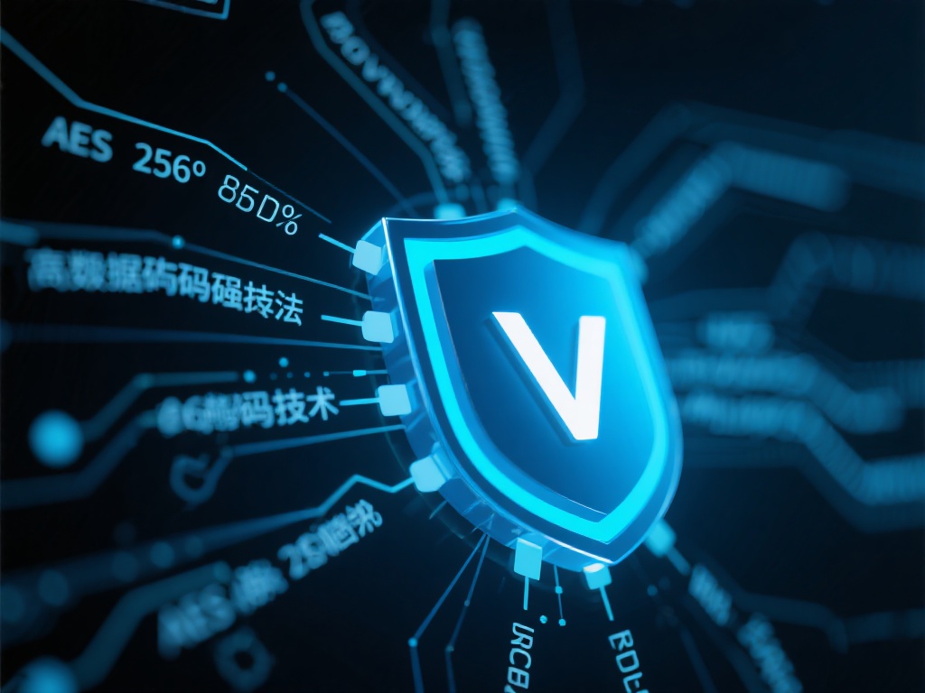 数据加密强度：一个可靠的VPN应具备高级加密算法，