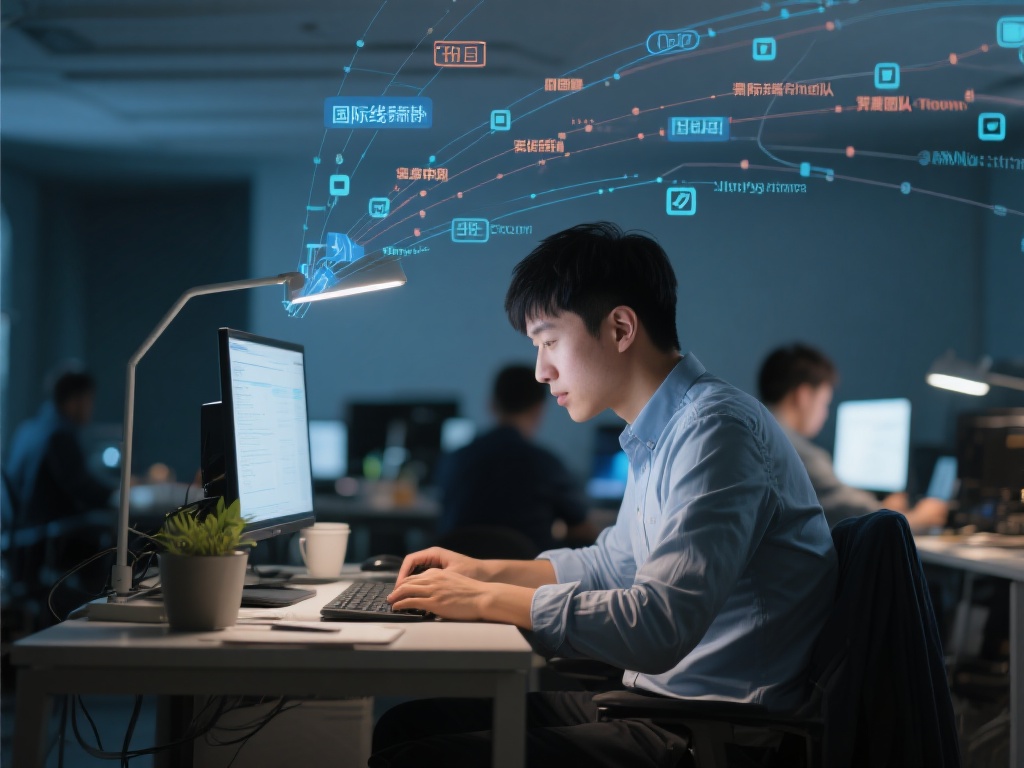 小张是一名在国外工作的程序员，因为工作需要经常与国